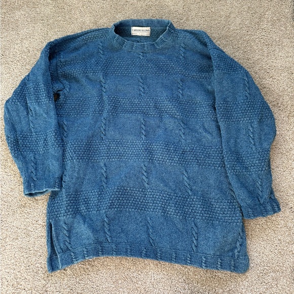 Caroline Sullivan Den-M-Knit Sweater estimated size L-XL - Picture 1 of 9